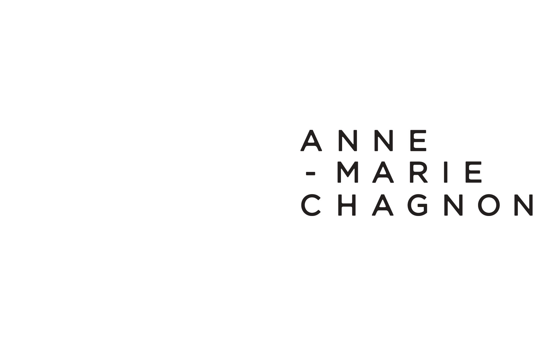 Anne-Marie Chagnon renews her signature